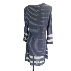 ic by Connie K  Size S Small Elegant 3/4 Sleeve Black White Dress NWT $148